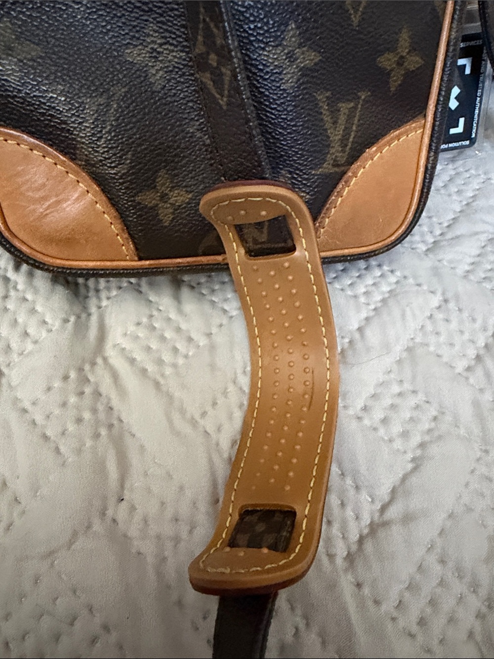 Louis Vuitton Monogram Crossbody in Brown and Tan - Picture 3 of 11